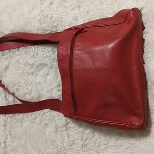 Red Leather Purse Handbag   JP Ource Make an offer!